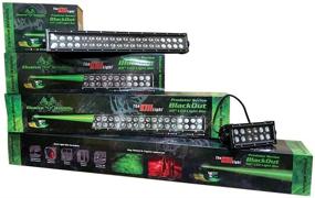 img 1 attached to 🚗 Зеленая светодиодная световая панель Green Blackout LED Driving Light Bar - серия Kill Light Predator (6 LED Cube)