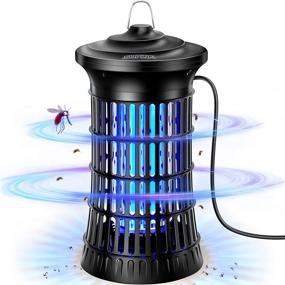 img 4 attached to 🦟 Waterproof Indoor Outdoor Bug Zapper - Supink Electric Mosquito Zapper & Fly Insect Killer Lamp with 4200V High Powered Mosquito Traps for Home, Garden, Backyard, and Patio
