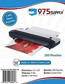 img 2 attached to 975 Supply Thermal Laminating Pouches Crafting for Craft Supplies