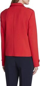 img 1 attached to Tahari ASL Women's Double-Breasted Peacoat: The Perfect Addition to Your Wardrobe