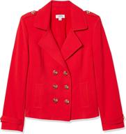 tahari asl women's double-breasted peacoat: the perfect addition to your wardrobe logo