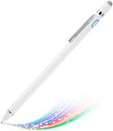 🖊️ edivia stylus pencil for amazon fire hd 10 - active stylus pen with 1.5mm ultra fine metal tip for drawing and sketching on amazon fire hd 10 - white logo