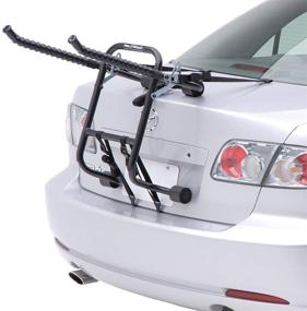 img 1 attached to Efficient & Stylish Hollywood Racks F1B 3-Bike 🚲 Trunk Mount Rack, Black - Securely Carry 3 Bikes!