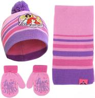 перчатки disney princess mitten weather purple для девочек, аксессуары для холодной погоды логотип