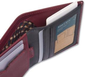 img 1 attached to 👔 IKEPOD Bifold Wallet: Stylish Leather Billfold for Men's Accessories and Organization - Card Cases & Money Organizers