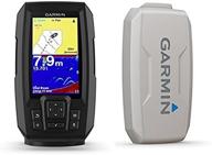 garmin striker plus 4: 4-inch screen with dual-beam transducer & protective cover (010-01870-00) logo