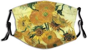 img 4 attached to Decoration Reusable Breathable Sunflowers Pattern