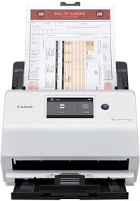 img 4 attached to 🖨️ Canon imageFORMULA R50 Office Document Scanner: Color Duplex Scanning for PC & Mac, Wi-Fi & USB Connectivity, LCD Touchscreen & Auto Document Feeder - Easy Setup Included!