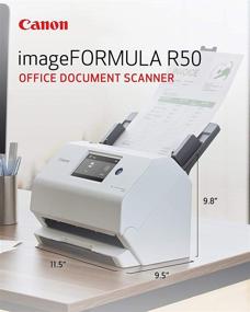 img 3 attached to 🖨️ Canon imageFORMULA R50 Office Document Scanner: Color Duplex Scanning for PC & Mac, Wi-Fi & USB Connectivity, LCD Touchscreen & Auto Document Feeder - Easy Setup Included!