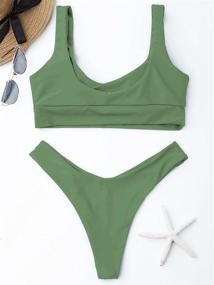 img 1 attached to 👙 ZAFUL Women's Bathing Clothing: Stylish Swimwear & Swimsuit Collection