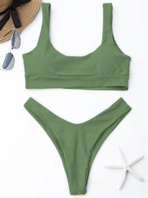 img 2 attached to 👙 ZAFUL Women's Bathing Clothing: Stylish Swimwear & Swimsuit Collection