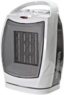 🔥 stay warm and cozy with the comfort zone cz449e oscillating ceramic heater - efficient 1500w, adjustable thermostat, safety features logo