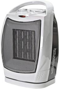 img 4 attached to 🔥 Stay Warm and Cozy with the Comfort Zone CZ449E Oscillating Ceramic Heater - Efficient 1500W, Adjustable Thermostat, Safety Features