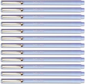 img 1 attached to Uchida Le Pen 0.3mm Periwinkle - Pack of 1 (Inclusive of Box)