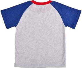 img 2 attached to 🕷️ Marvel Spider Man Raglan Shirt for Boys: 2-Piece Stylish Clothing Set