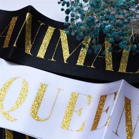 img 1 attached to Snogisa Birthday Gifts Sash Set: Ultimate Accessories for Birthday Queens and Thrilling Celebration – Party Supplies, Fun Favors & Decorations