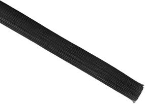 img 1 attached to 🌡️ 10FT-13MM Adjustable High-Temp Heat Shield Sleeve for Car Wire Loom Protection - Black Fiberglass Wrap for Fuel Line, Wire, and More