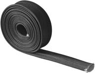 🌡️ 10ft-13mm adjustable high-temp heat shield sleeve for car wire loom protection - black fiberglass wrap for fuel line, wire, and more logo