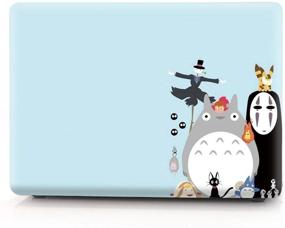 img 3 attached to 🎃 HRH Halloween Totoro Design Laptop Body Shell Protective PC Hard Case for MacBook Air 11" 11.6 inch - Ultimate Protection with Spooky Style (A1370 and A1465 Models)