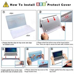 img 1 attached to 🎃 HRH Halloween Totoro Design Laptop Body Shell Protective PC Hard Case for MacBook Air 11" 11.6 inch - Ultimate Protection with Spooky Style (A1370 and A1465 Models)