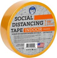 🔒 ipg indoor social distancing tape: promote safety & maintain distance with best quality tape logo