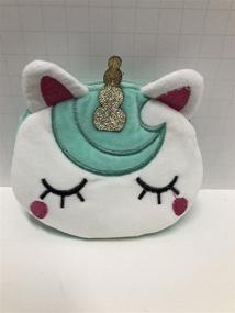 img 1 attached to 🦄 Enchanting Aqua Unicorn Coin Purse - Store Your Treasure in Style!
