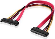 🔌 sienoc sata male to female sata and power combo extension cable (22-pin 7+15) - enhance your seo logo