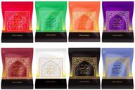 🏺 swiss arabian oudh perfume bakhoor pack collection: 8 x 40g bundle for home use, electric or charcoal burner, traditional middle east quality resin incense логотип