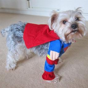 img 4 attached to Alfie Pet - Superman Superhero Costume