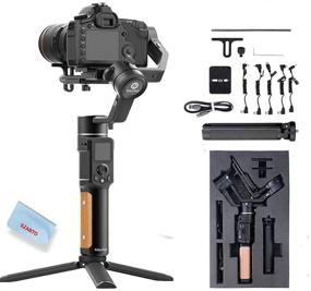 img 1 attached to 📷 FeiyuTech AK2000C Gimbal Stabilizer for DSLR Cameras - OLED Touch Screen, Quick Charging, 4.85 lb Payload