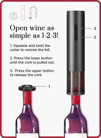 img 3 attached to 🎁 SOW Electric Wine Bottle Opener - Perfect Christmas Gift for 2022 Generation