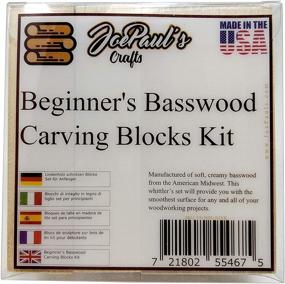 img 2 attached to Basswood Carving Kit - Premium Quality Wood Blocks for Whittling - 🪵 Includes Two Soft Wood Blank Sizes - Made in the USA for Incredible Value