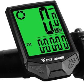 img 4 attached to 🚴 18-Function Waterproof Bicycle Speedometer Odometer with Smart Sensor, LCD Backlight Display, Automatic Wake-up - Charity Donation Gifts for Mtb Road Cycling (Wireless Bike Computer, Ordinary Bracket)