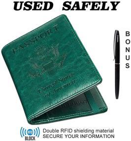 img 3 attached to 🛂 HERRIAT Travel Passport Holder with RFID Blocking Technology