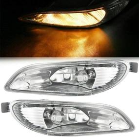 img 2 attached to AutoJoy Club Fog Lights for Toyota Camry, Corolla, and Solara (2002-2008) - Clear Lens with Halogen Bulb Switch and Wiring Kit