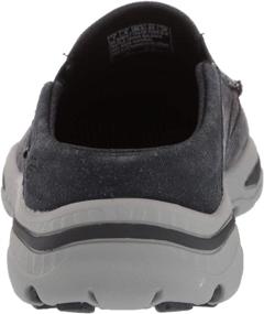 img 2 attached to Skechers Creston Slip Canvas Loafer: Стильная и комфортная обувь для мужчин с дизайном лоферов и без шнуровки