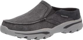 img 4 attached to Skechers Creston Slip Canvas Loafer: Стильная и комфортная обувь для мужчин с дизайном лоферов и без шнуровки