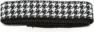 ⌚️ chums black houndstooth watchband - 18-20mm logo