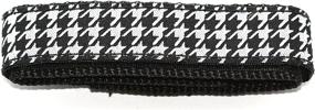 img 2 attached to ⌚️ CHUMS Black Houndstooth Watchband - 18-20mm