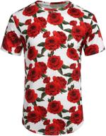 🌸 floral shirts for men: coofandy's flowers hipster style logo