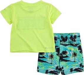 img 1 attached to Modern and Trendy: Hurley Black Shark 2 Piece Outfit for Boys – A Perfect Swimwear and Clothing Combo!