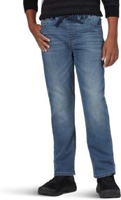 img 3 attached to Boys' Denim Oxford Clothing by Wrangler Authentics