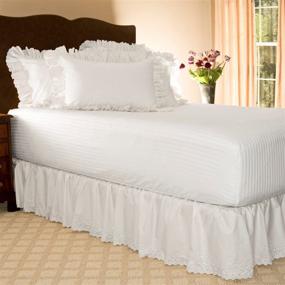 img 3 attached to Повысьте свой интерьер спальни с помощью изделия ShopBedding Bed Skirt.