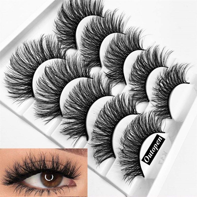 eyelashes strips lashes fluffy makeup 로고