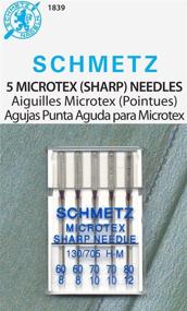 img 1 attached to Microtex Sharp Machine Needles Size Pkg Sewing