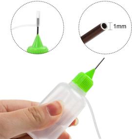 img 2 attached to DEPEPE 24pcs 30ml Needle Tip Glue Bottle with 8 Color Tips - Ideal for Quilling Craft, Acrylic Painting, and DIY Projects plus 5 Funnel