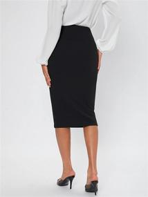 img 3 attached to SheIn Womens Bodycon Карандаш Бордовый