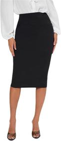 img 4 attached to SheIn Womens Bodycon Карандаш Бордовый