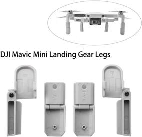 img 3 attached to ✈️ DJI Mavic Mini Drone Accessories: Propeller Transport Protector, Landing Gear Legs + Propeller Stabilizer Clip Guard Holder for Mavic Mini Propeller, DJI Mavic Mini Drone