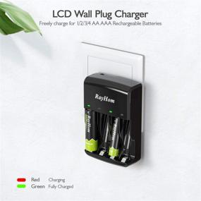 img 3 attached to 🔋 RayHom Battery Charger for AA and AAA Ni-MH Ni-CD Rechargeable Batteries